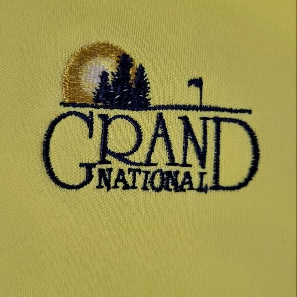 Nike Men's Yellow Dri-FIT Short Sleeve Golf Polo - Picture 7 of 13